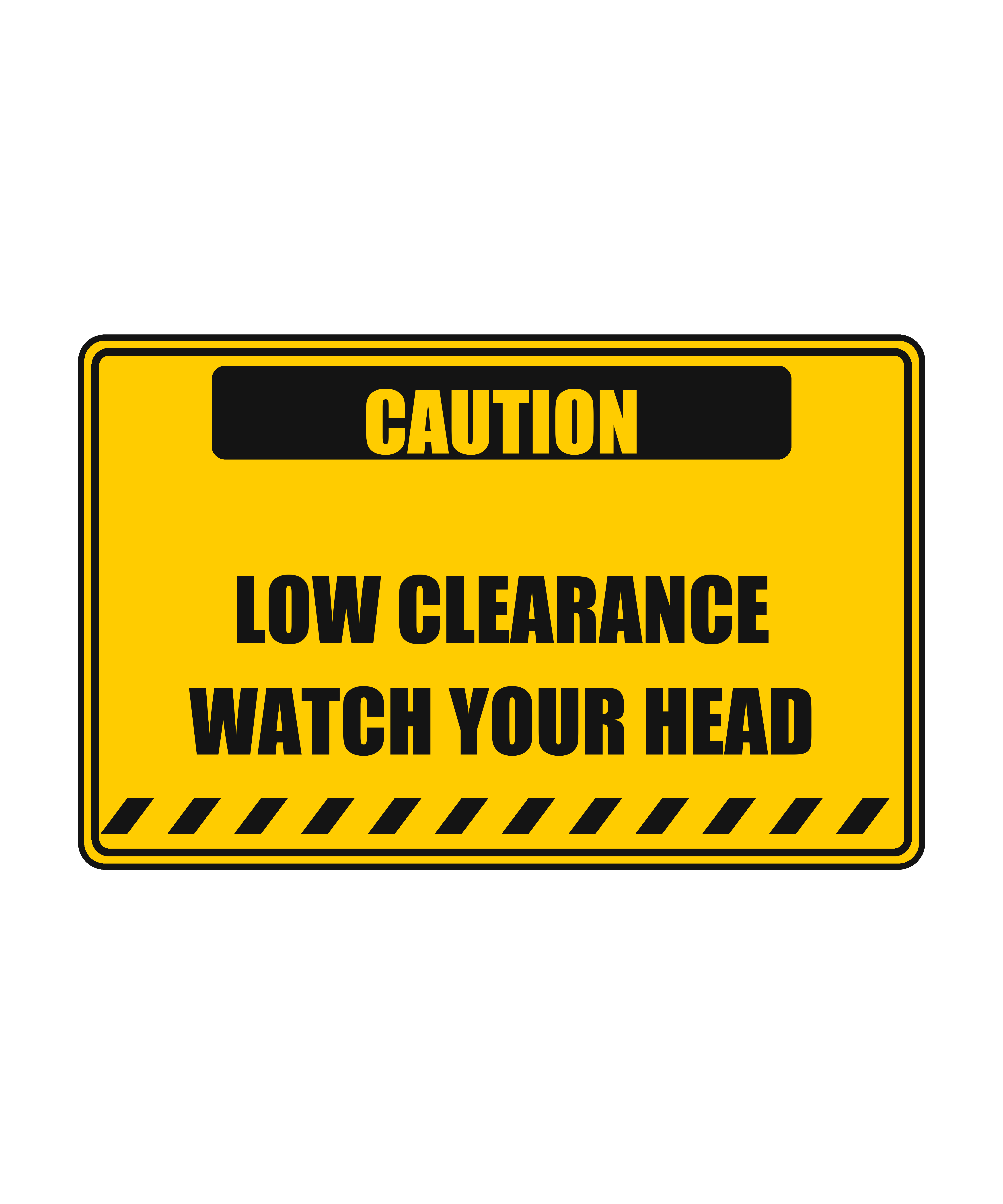 Caution Low Clearance Warning Tee