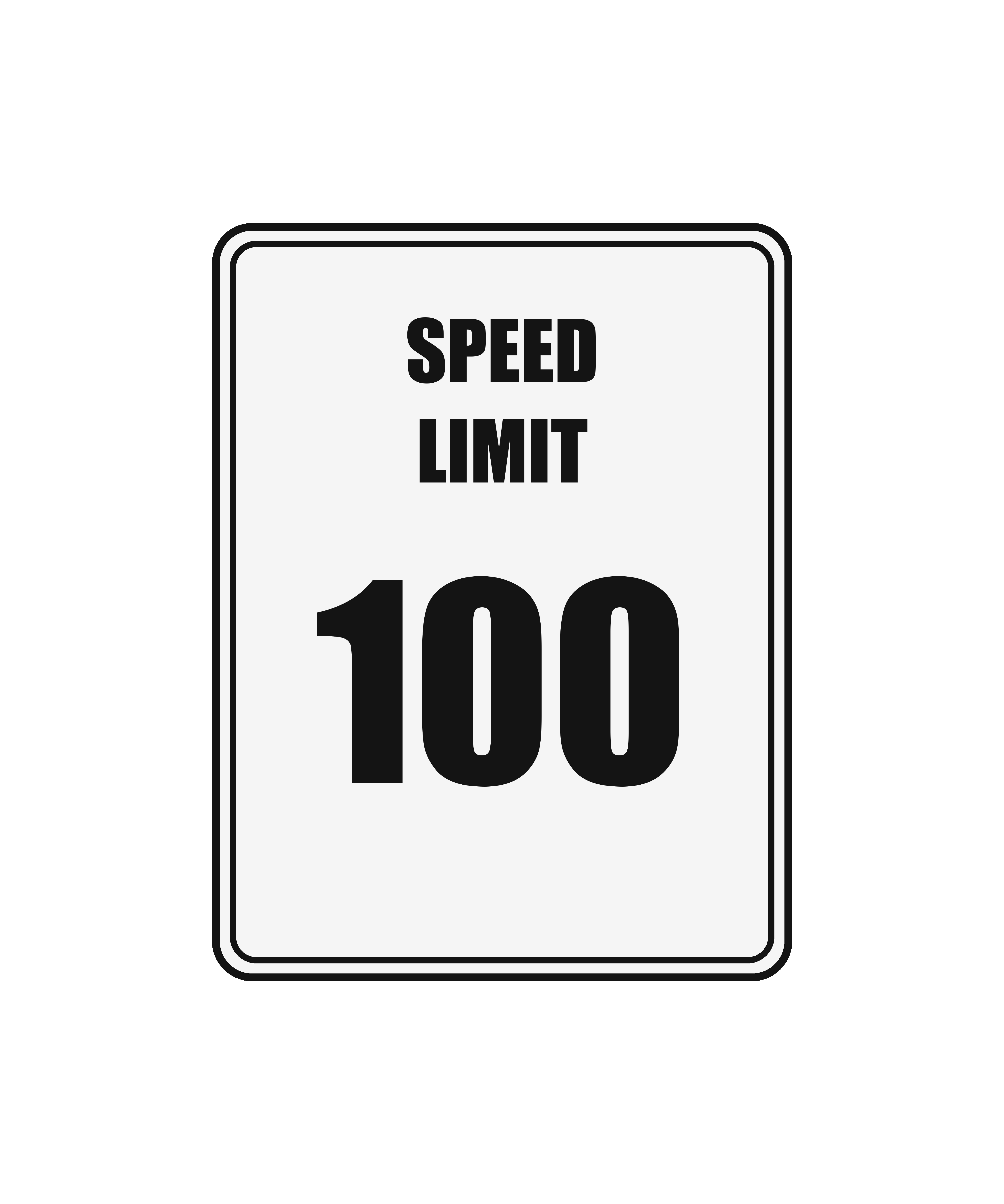 Speed Limit 100 Highway Tee